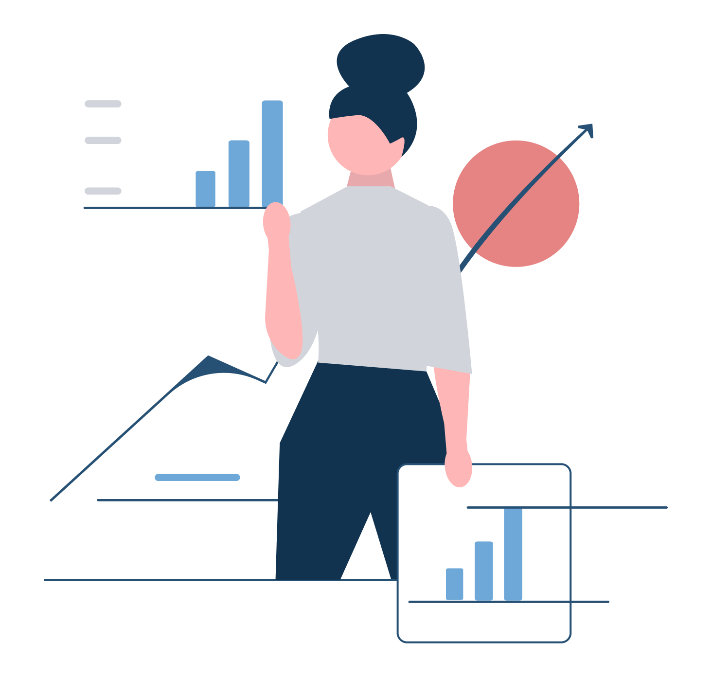 Moments Strategy - Define your objective and make it happen undraw_projections_re_ulc6