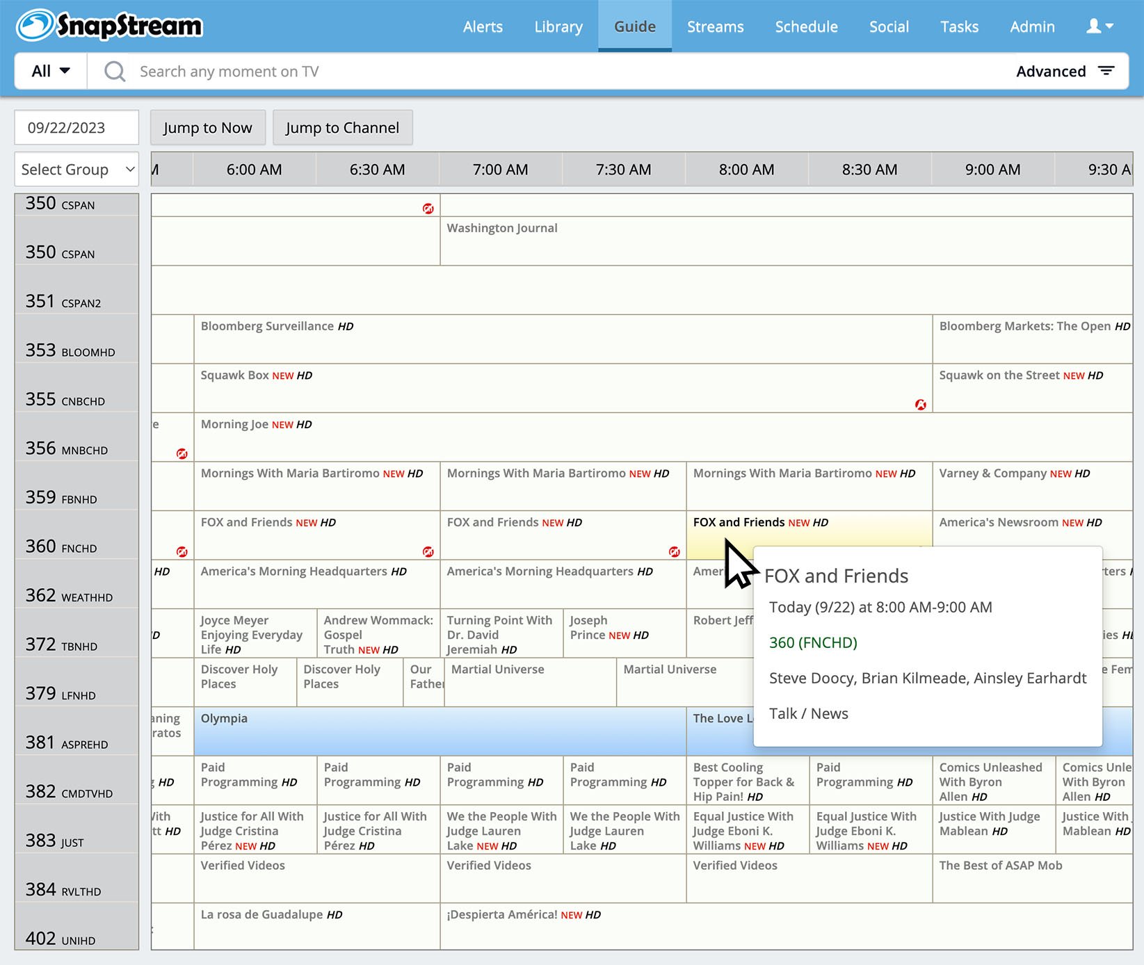 snapstream-guide